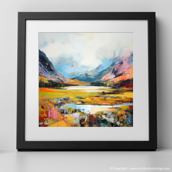 Framed version of Glen Coe