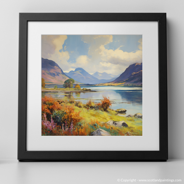 Framed version of Loch Leven