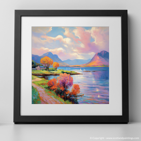 Framed version of Loch Leven