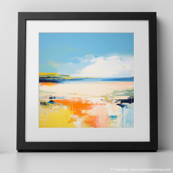 Framed version of Lunan Bay