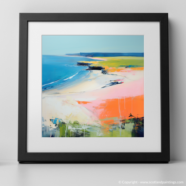 Framed version of Lunan Bay