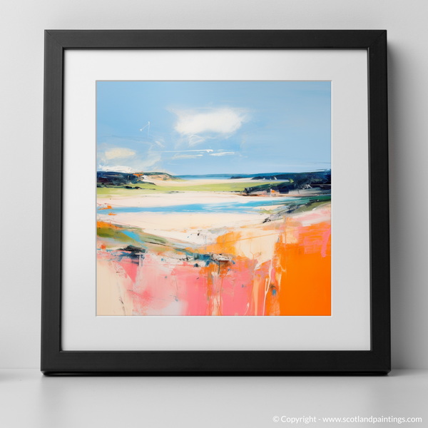 Framed version of Lunan Bay