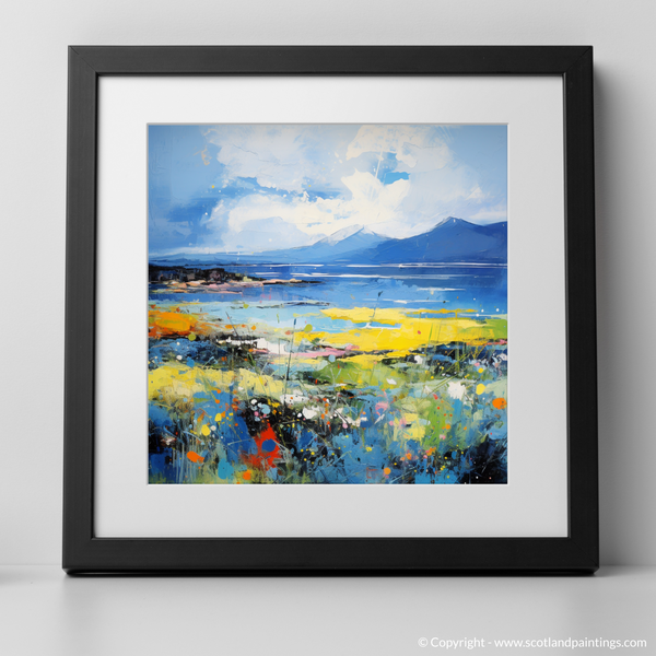 Framed version of Isle of Arran