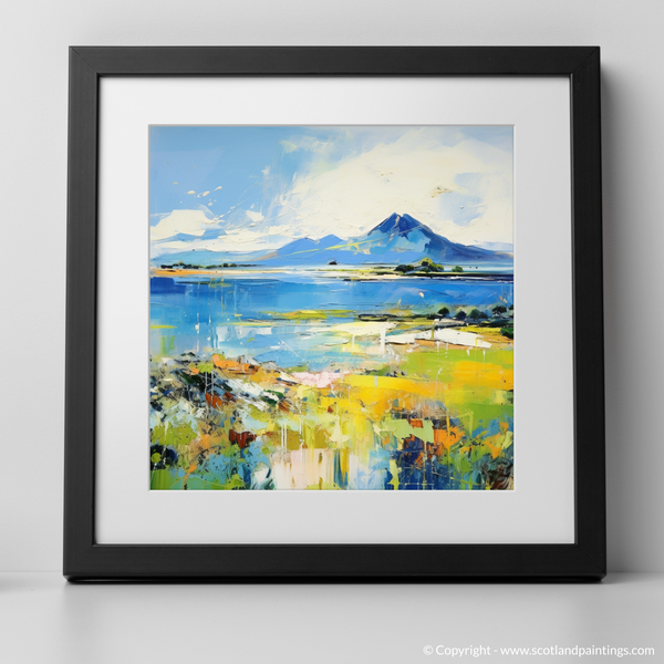 Framed version of Isle of Arran