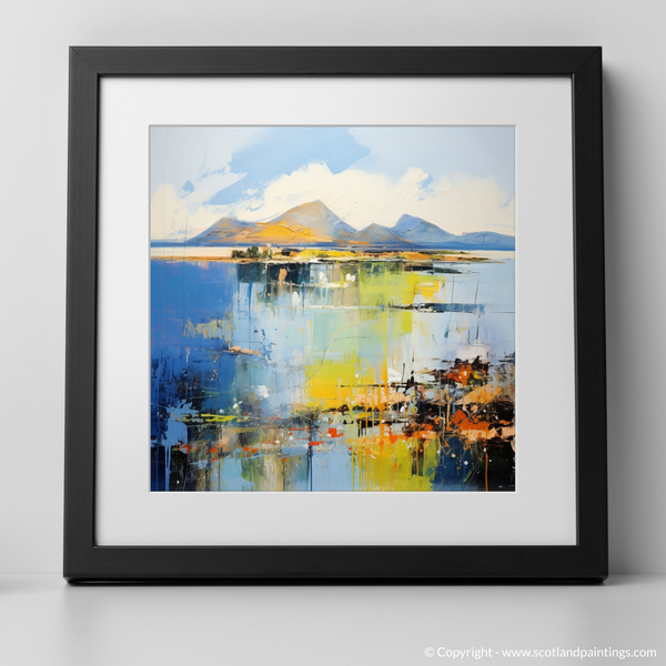 Framed version of Isle of Arran