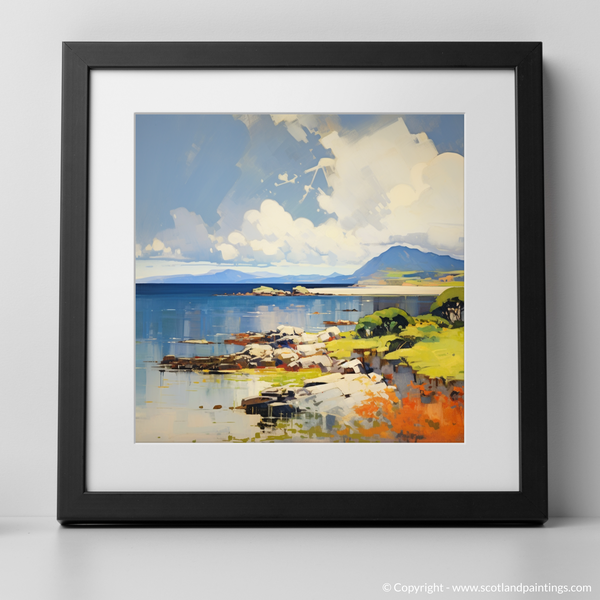 Framed version of Isle of Arran