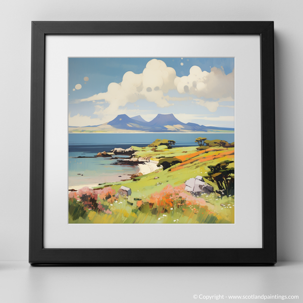 Framed version of Isle of Arran