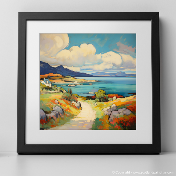 Framed version of Isle of Jura