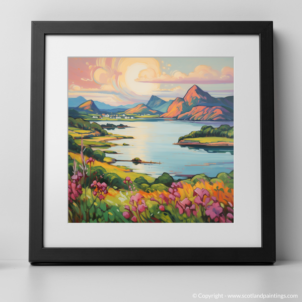 Framed version of Loch Leven