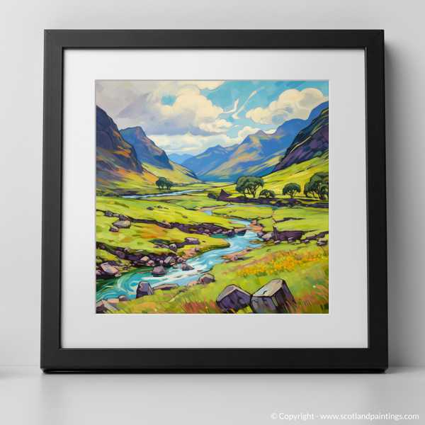 Framed version of Glen Shiel