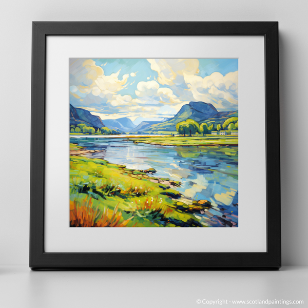 Framed version of Loch Leven