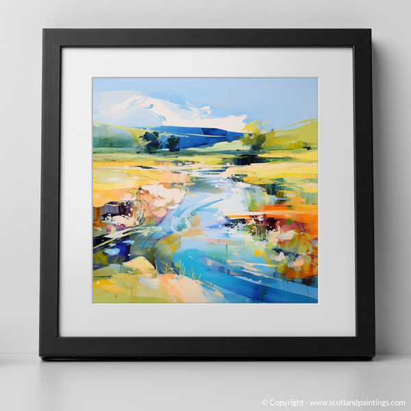 Framed version of River Lossie