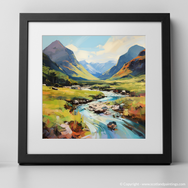 Framed version of Glen Coe