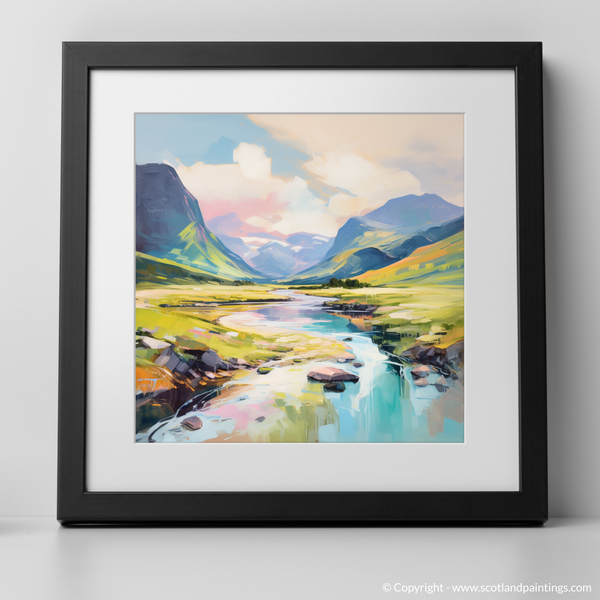 Framed version of Glen Coe