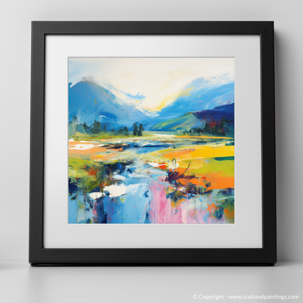 Framed version of River Spean