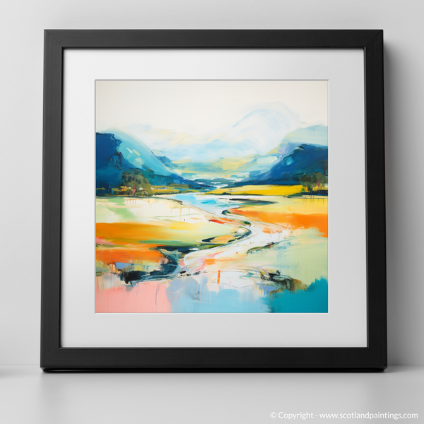 Framed version of River Spean