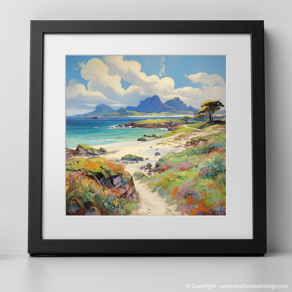 Framed version of Isle of Eigg