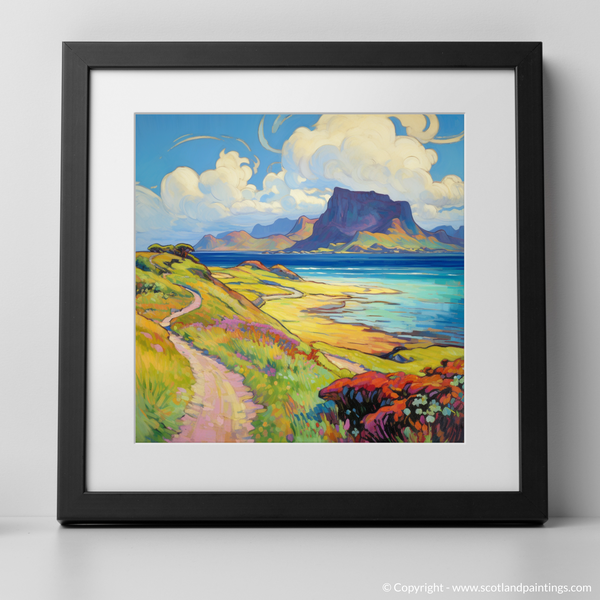 Framed version of Isle of Eigg