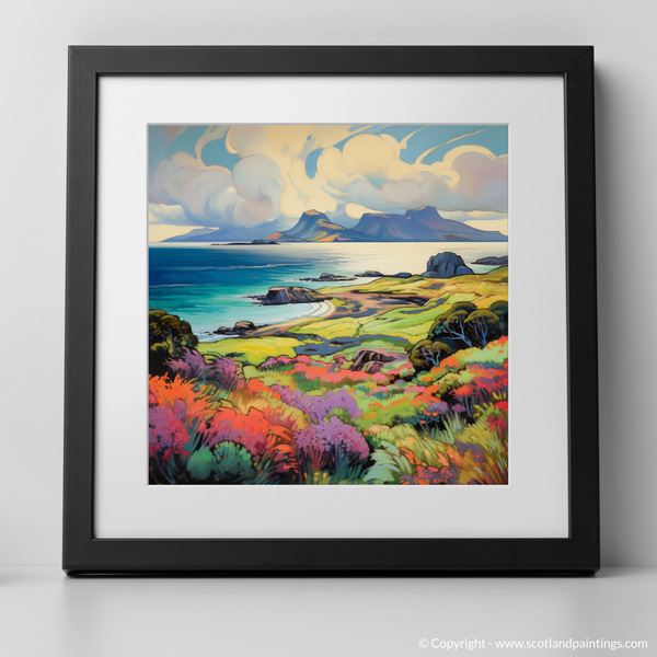 Framed version of Isle of Eigg