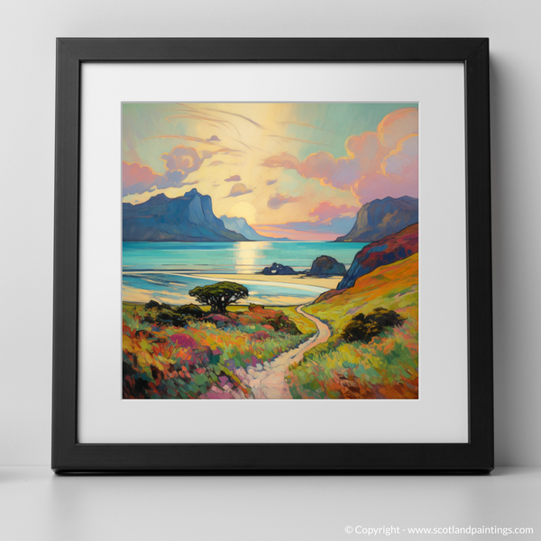 Framed version of Isle of Eigg