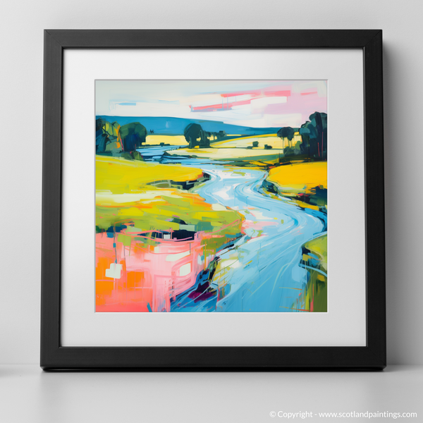 Framed version of River Nith