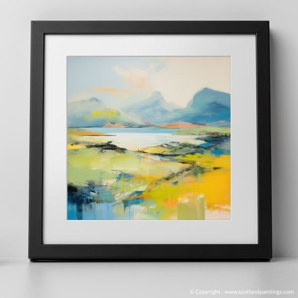 Framed version of Isle of Raasay