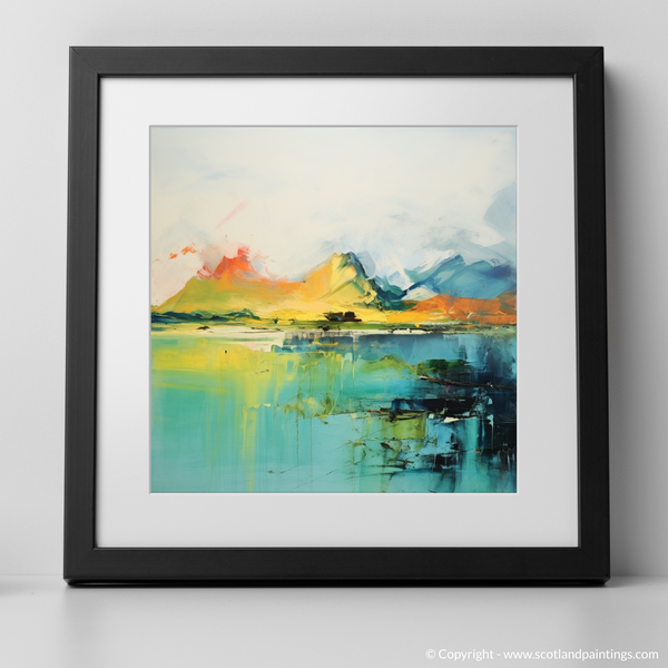 Framed version of Isle of Raasay