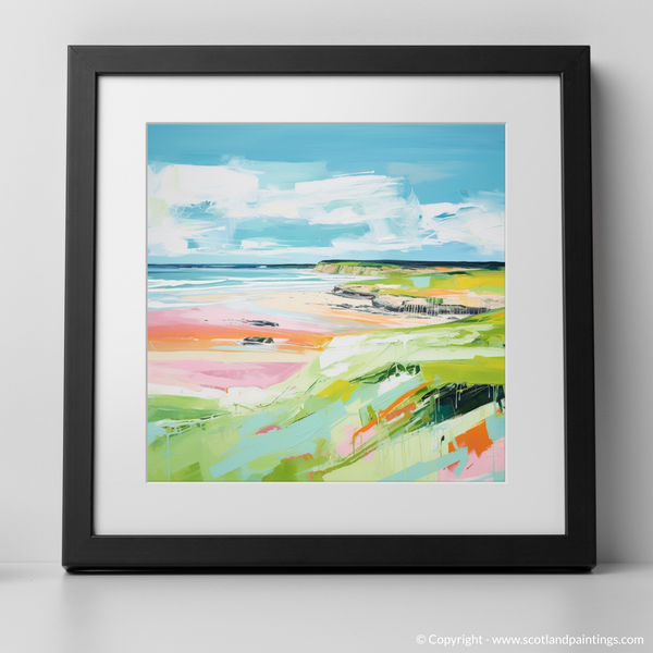 Framed version of Lunan Bay