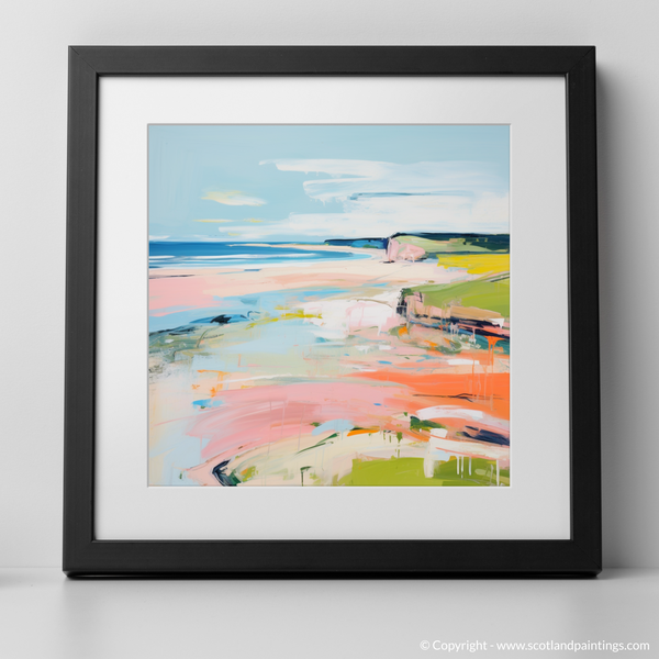 Framed version of Lunan Bay