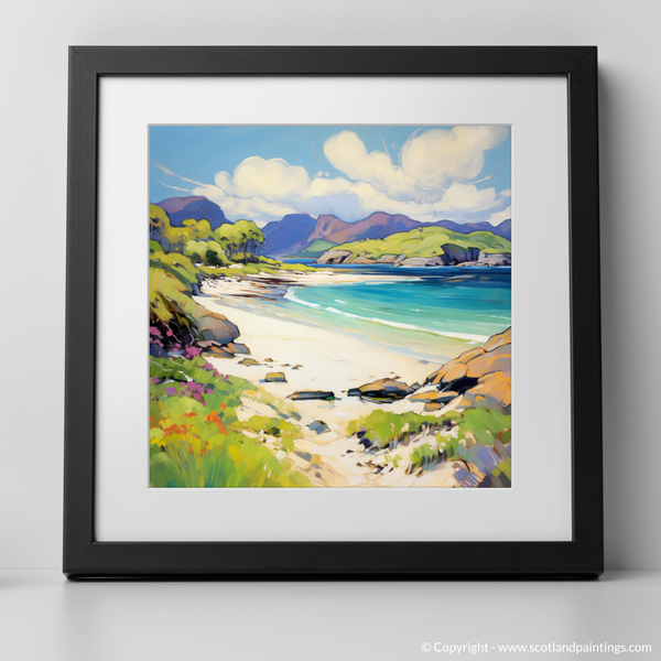 Framed version of Silver Sands of Morar