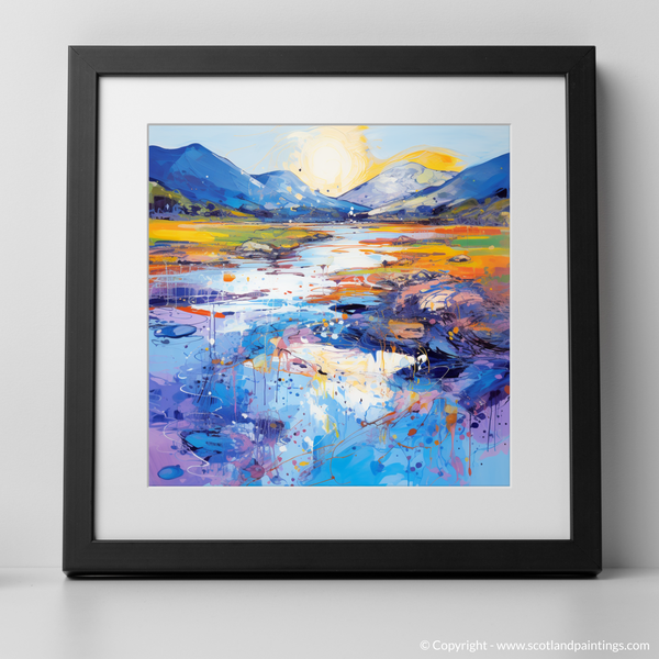 Framed version of River Etive