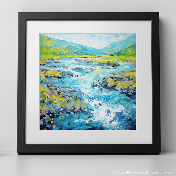 Framed version of River Etive