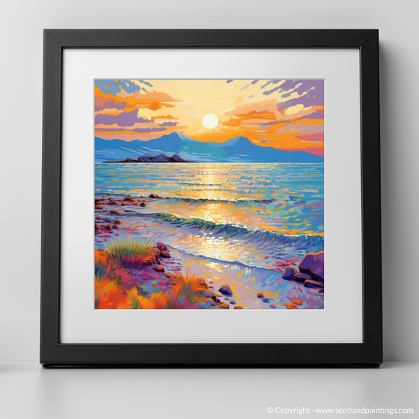 Framed version of Isle of Arran