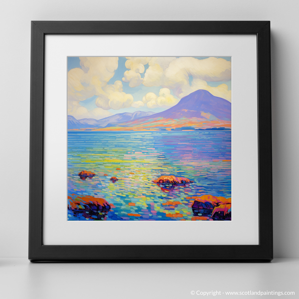 Framed version of Isle of Arran