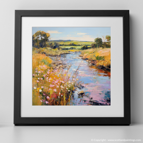 Framed version of River Don