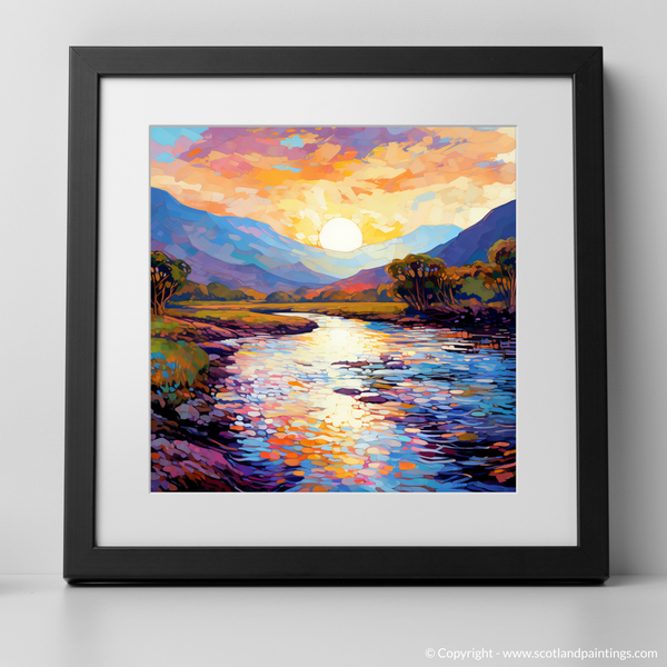 Framed version of River Spean