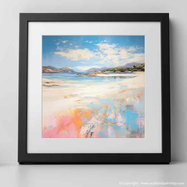 Framed version of Silver Sands of Morar