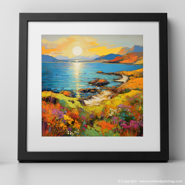 Framed version of Isle of Raasay