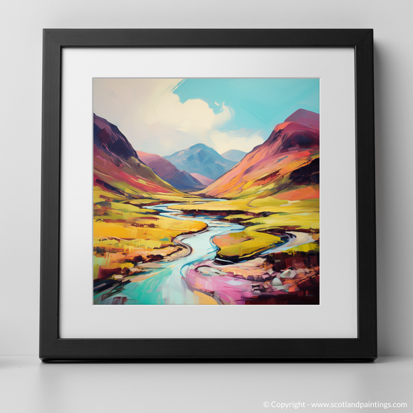 Framed version of Glen Coe