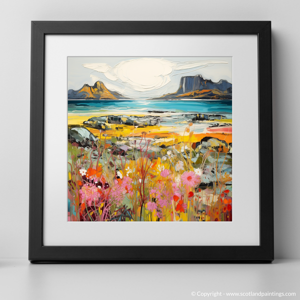 Framed version of Isle of Eigg