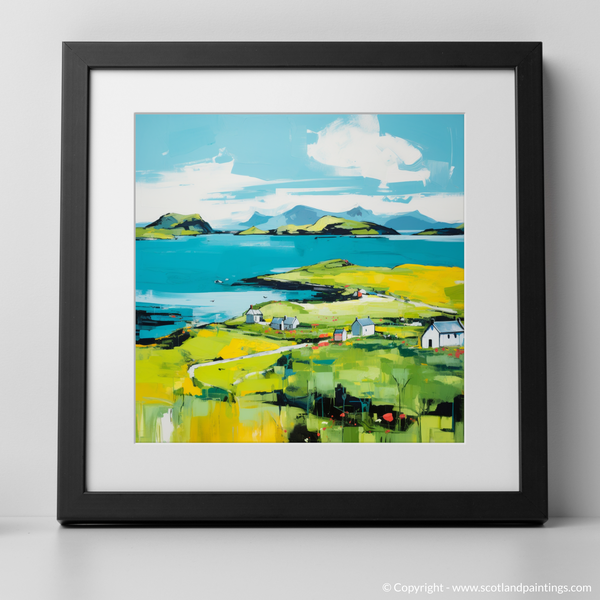 Framed version of Isle of Raasay