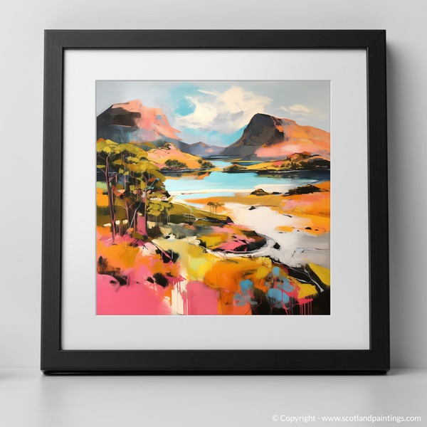 Framed version of Loch Maree