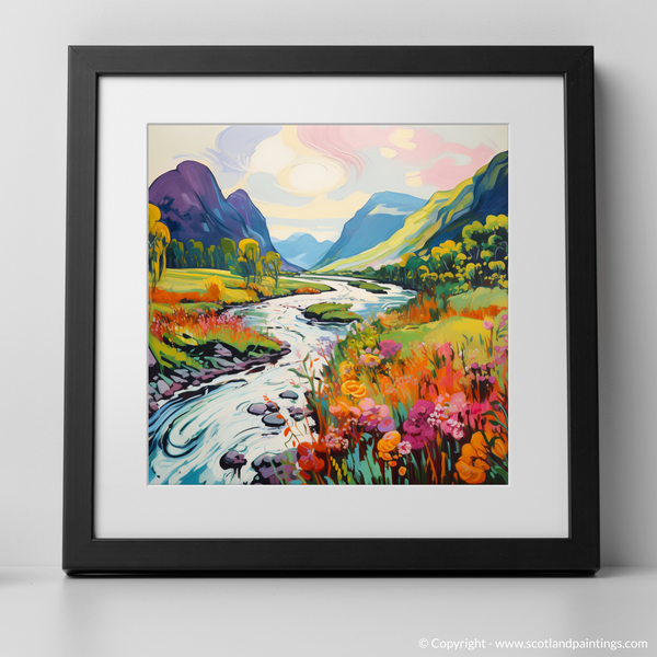 Framed version of River Coe