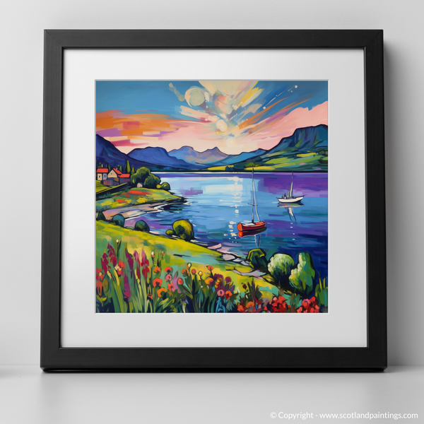 Framed version of Loch Leven