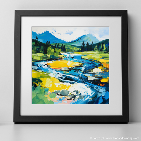 Framed version of River Spean