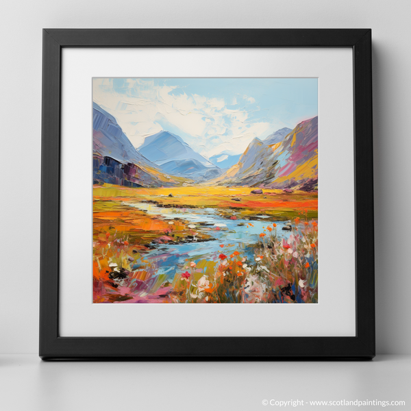 Framed version of Glen Coe