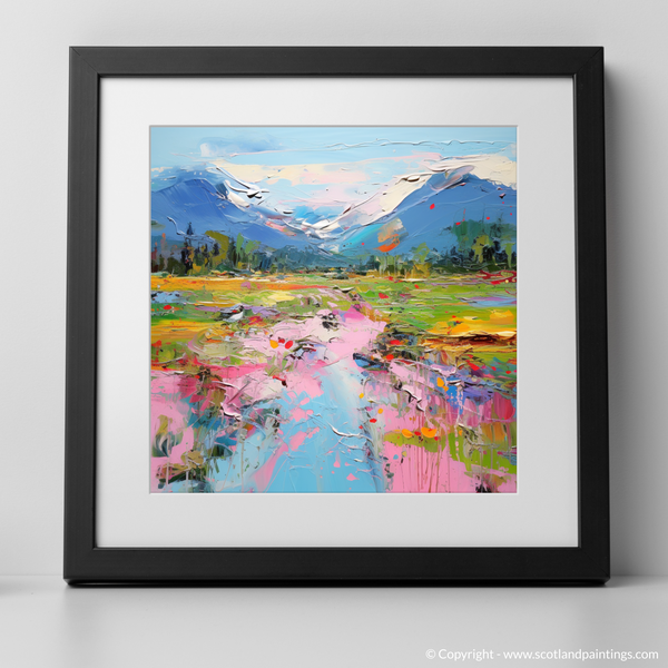 Framed version of River Spean