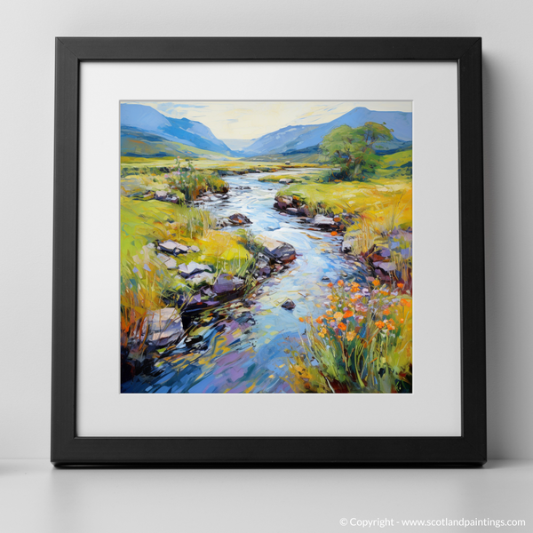 Framed version of River Coe