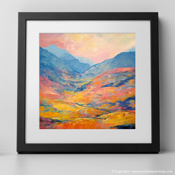 Framed version of Glen Shiel