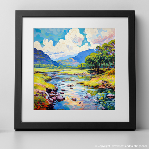 Framed version of River Garry